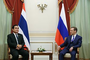 Дмитрий Медведев встретился с Премьер-министром Таиланда Праютом Чан-оча