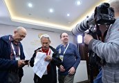 Работа Международного пресс-центра саммита Россия — АСЕАН