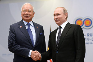 Встреча Владимира Путина с Премьер-министром Малайзии Наджибом Разаком