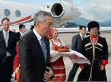 Prime Minister of Singapore Lee Hsien Loong arrives in Sochi for ASEAN-Russia Summit