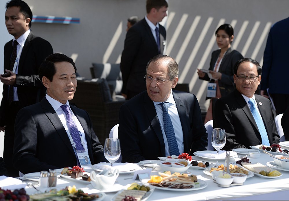 Working breakfast of Russian Foreign Minister Sergei Lavrov and ASEAN ministers