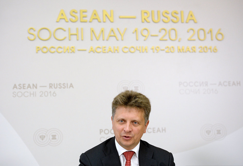 Press briefing with Russian Minister of Transport Maxim Sokolov, ASEAN-Russia: Transport Cooperation