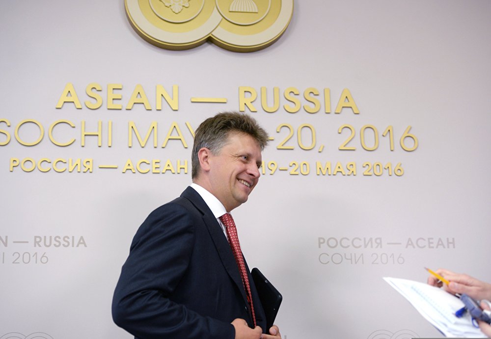 Press briefing with Russian Minister of Transport Maxim Sokolov, ASEAN-Russia: Transport Cooperation